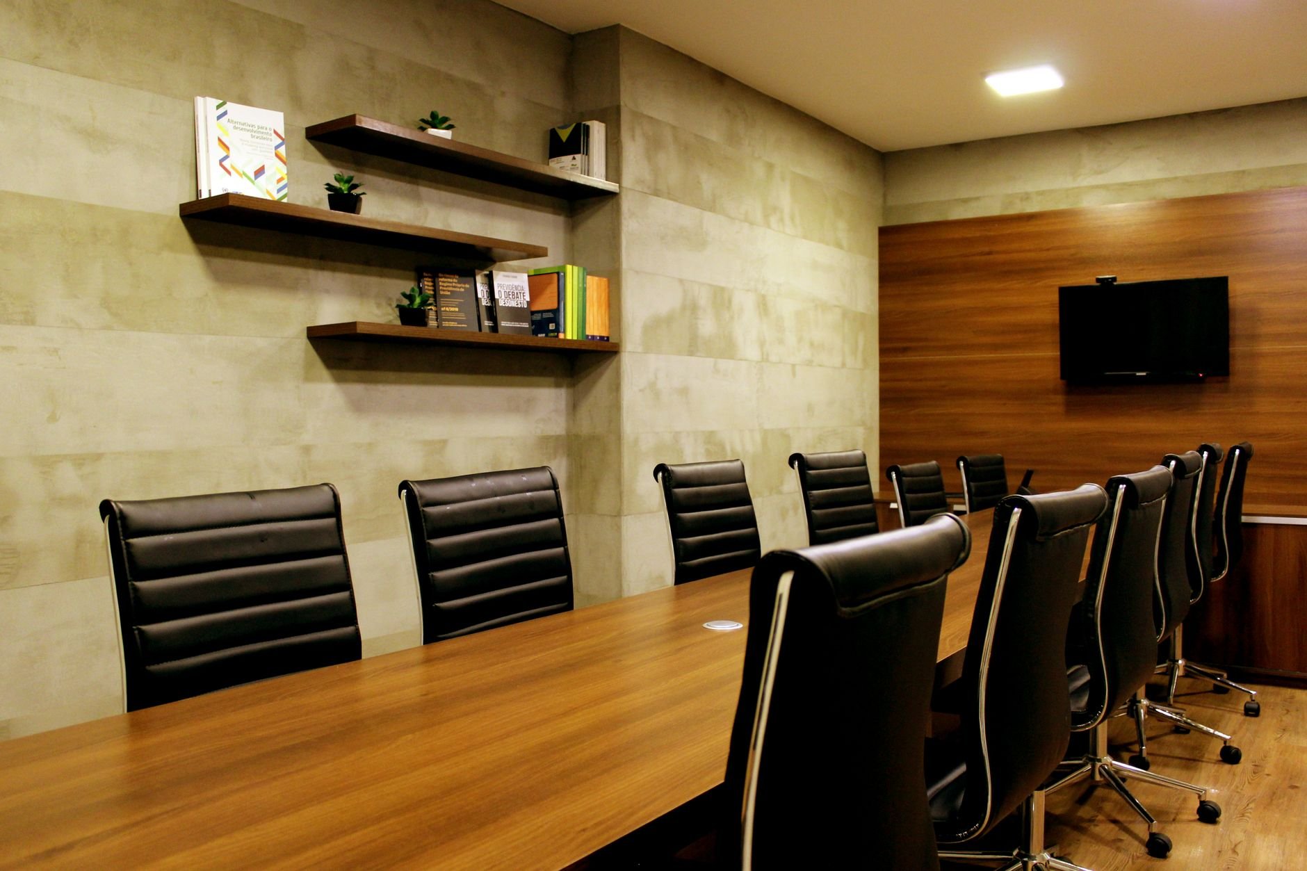 Elegant boardroom with leather chairs — the old way of doing business